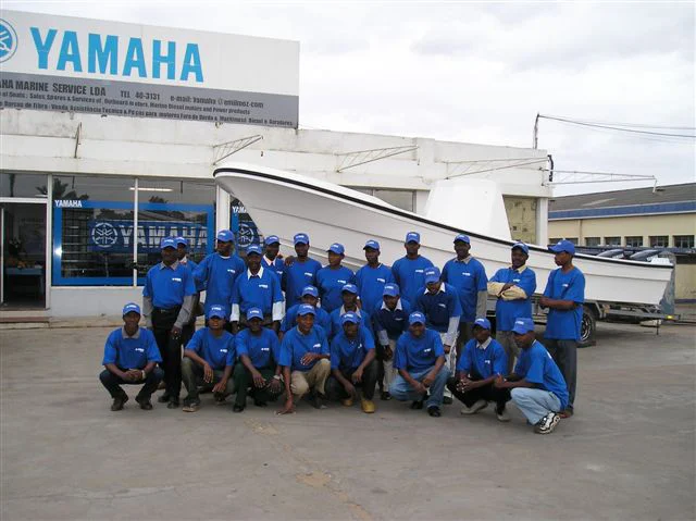 The original small workshop of Marine Service